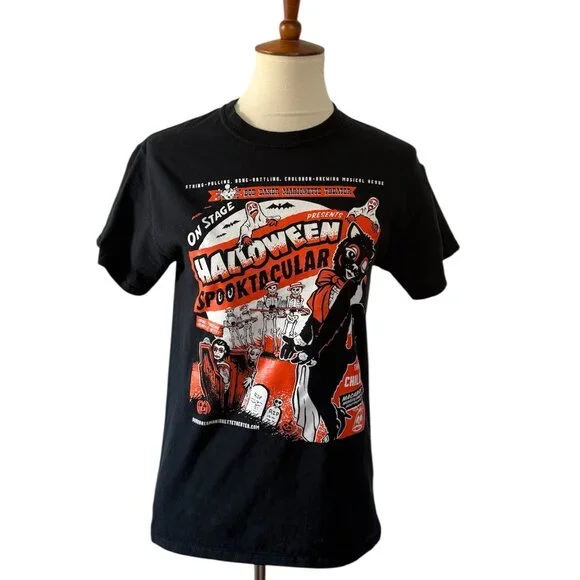 Bob Baker Marionette T Shirt Halloween Spectacular Black S Small - Picture 1 of 6